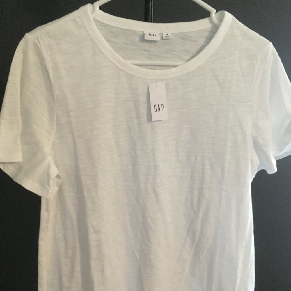 GAP Flutter Sleeve White Top